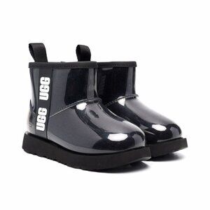 UGG Classic Clear Mini II- Kids (Black)